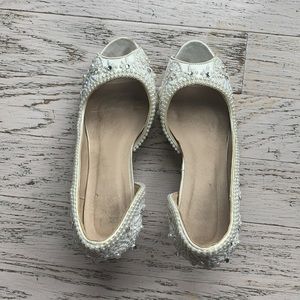 Ivory wedding heels
